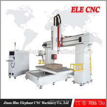 CE vacuum working table router cnc with 5 axis